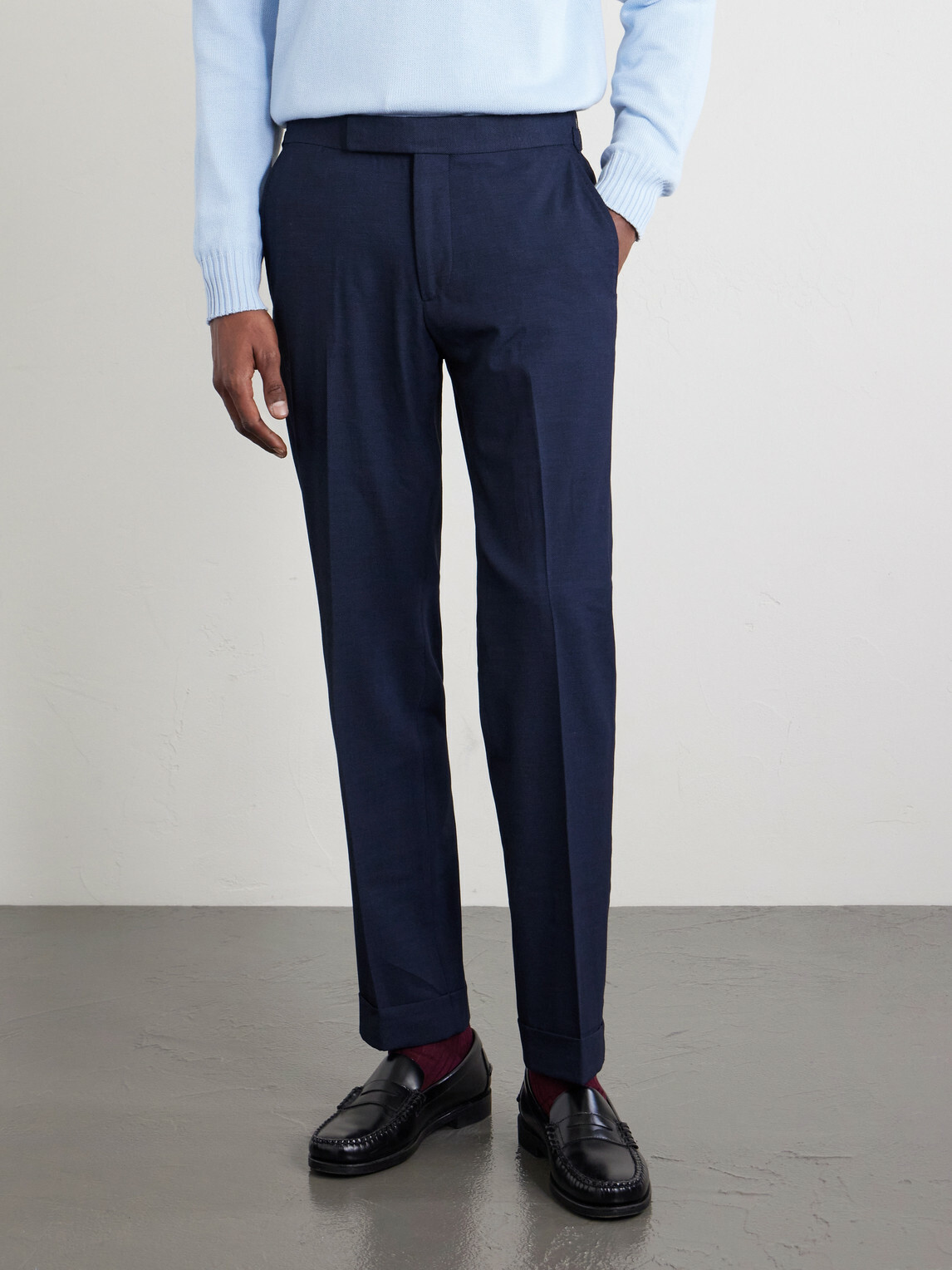Polo Ralph Lauren - Chester Straight-Leg Stretch-Canvas Suit Trousers - Blue