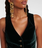 Etro Cotton velvet vest