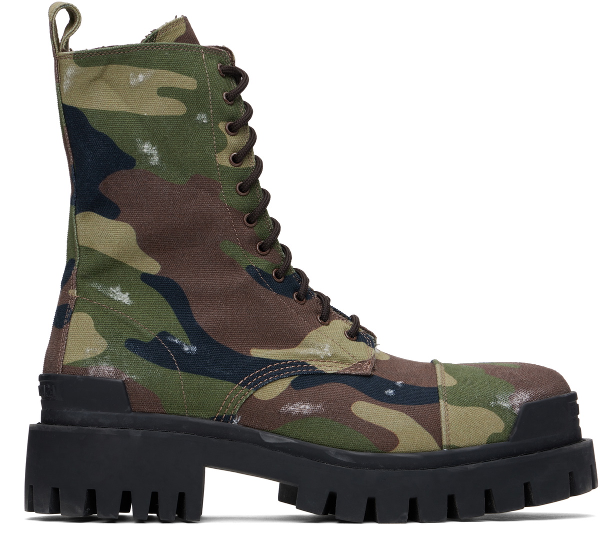 Balenciaga Black Combat Strike Boots Balenciaga