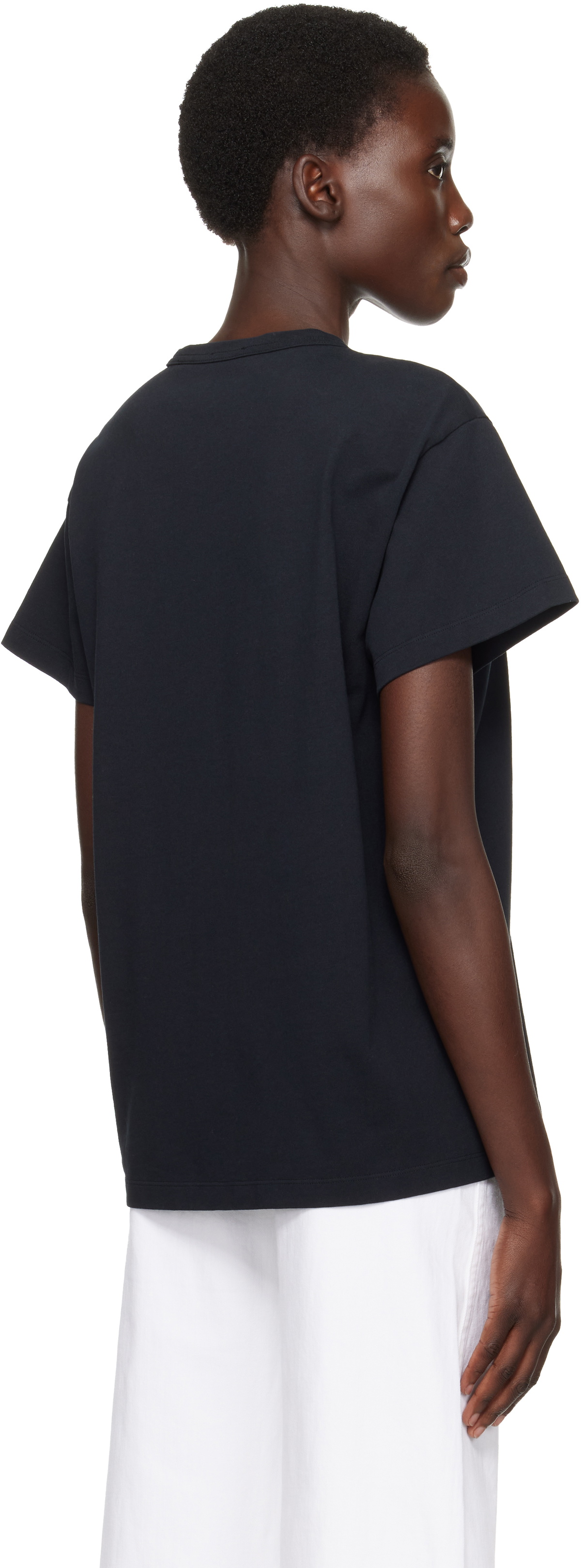 KHAITE Black Maeve T-shirt
