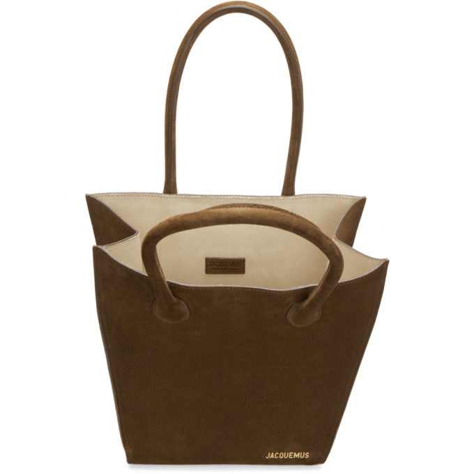 Le Petit Tan Suede Tote Bag