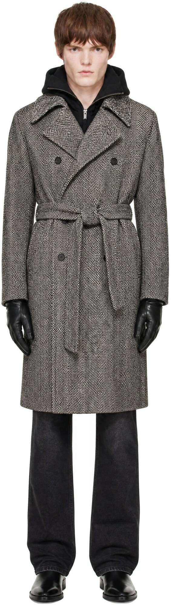 EGONlab Gray Structured Coat