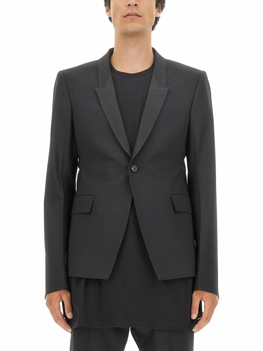 Rick Owens Black Leather Bauhaus Jacket Rick Owens Rick Owens Black Leather Bauhaus Jacket Rick Owens