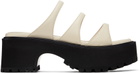 Marge Sherwood Off-White Platform Sandals