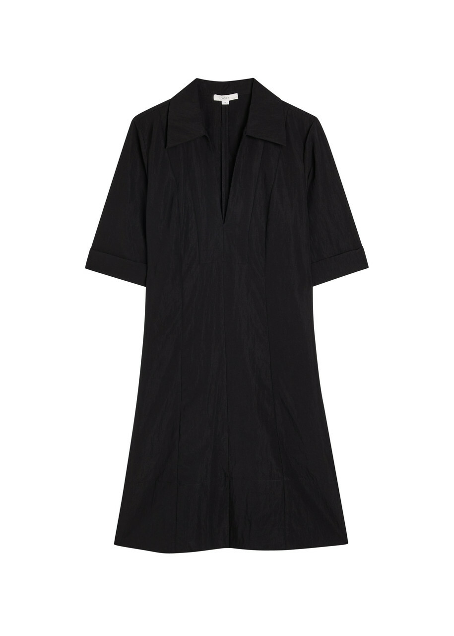 Vince Lyocell-blend Mini Dress Black