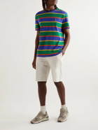 Polo Ralph Lauren - Logo-Embroidered Striped Cotton-Jersey T-Shirt - Multi