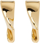 JACQUEMUS Gold Les Classiques 'Les boucles J' Earrings