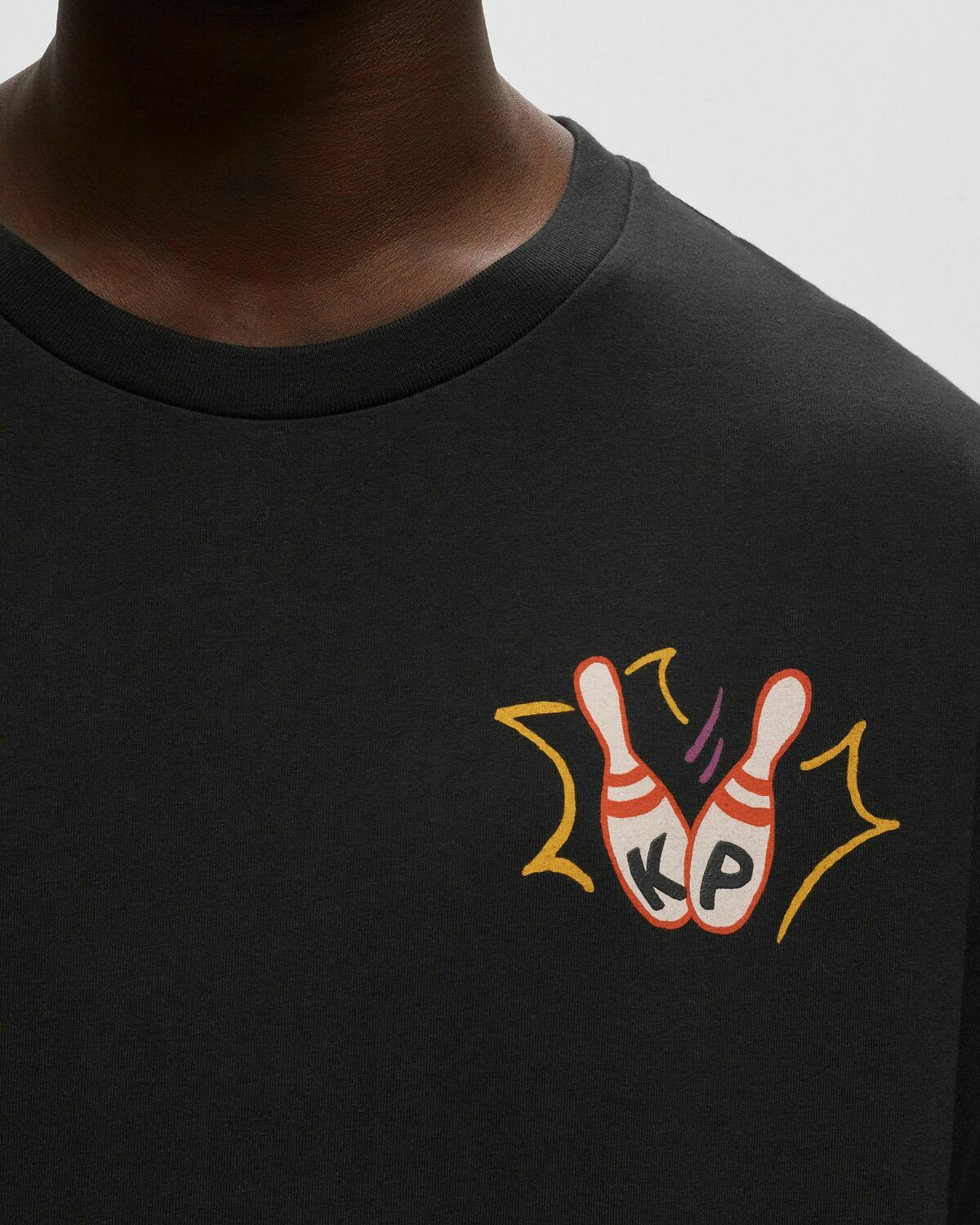 Kenzo Bowling Team Oversize Tee Black Shortsleeves Kenzo