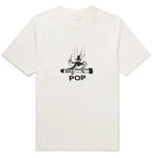 Pop Trading Company - Printed Cotton-Jersey T-Shirt - Neutrals