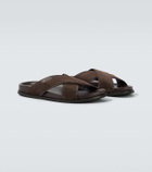 Brioni Suede slides
