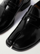 Maison Margiela - Tabi Split-Toe Patent-Leather Loafers - Black