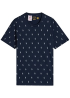 Polo Ralph Lauren Logo-print Cotton Pyjama T-shirt Navy