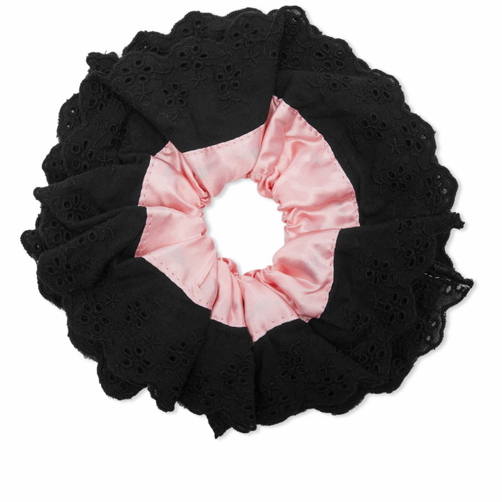 Photo: Tort Women's Lola Scrunchie in Rose Silk