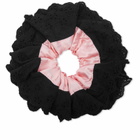 Tort Women's Lola Scrunchie in Rose Silk