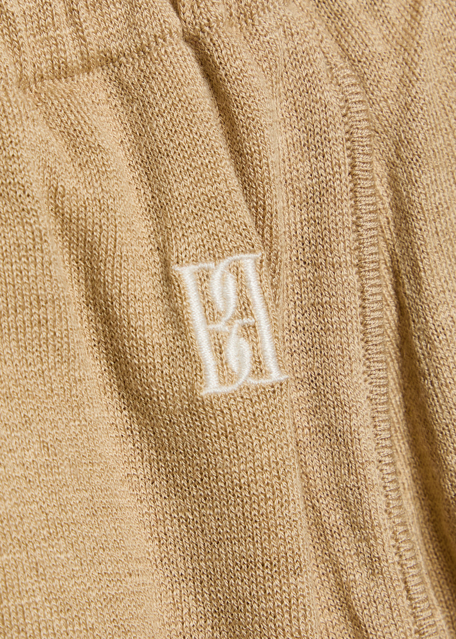 BY Malene Birger Piscata Knit Trousers Sand