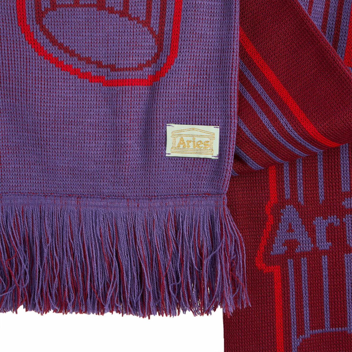 Aries Women's Column Scarf in Purple 