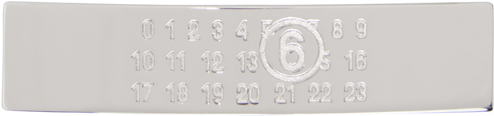 Photo: MM6 Maison Margiela Silver Numeric Hair Clip
