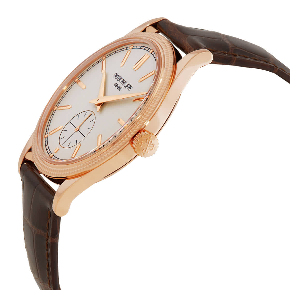 Patek Philippe Calatrava Hand Wind White Dial Mens Watch 6119R-001