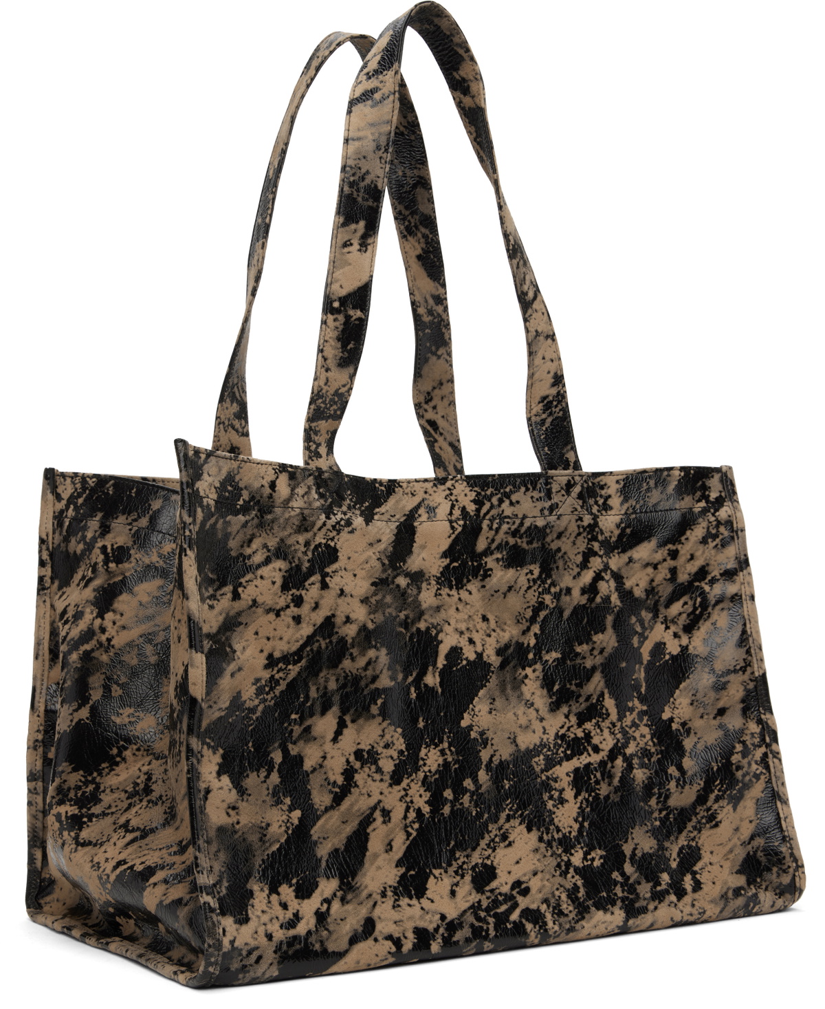 CASSETTE 44 TOTE BEIGE AND BLACK VISCOSE main image 0