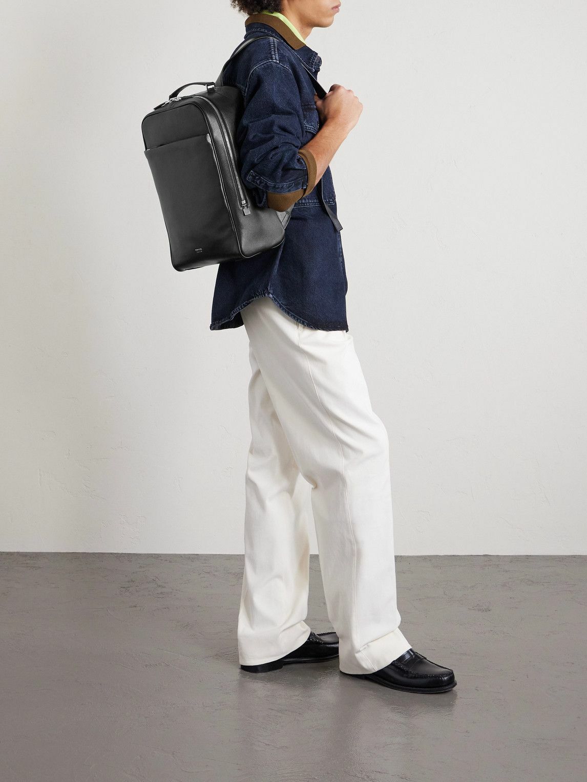 TOM FORD - Full-Grain Leather Backpack