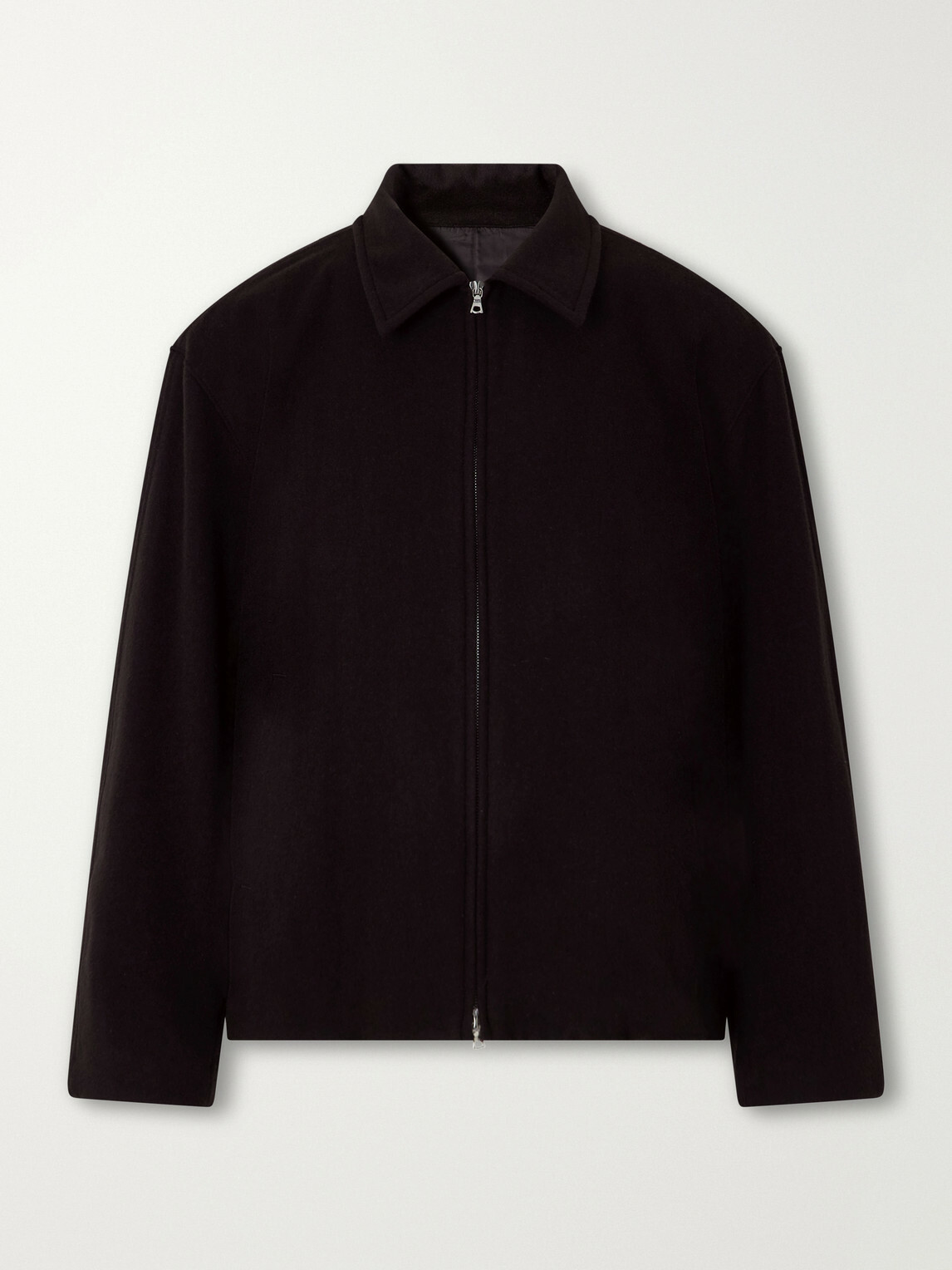 ssstein - Wool and Cashmere-Blend Felt Blouson Jacket - Brown