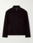ssstein - Wool and Cashmere-Blend Felt Blouson Jacket - Brown
