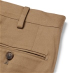 De Petrillo - Slim-Fit Cotton-Blend Shorts - Brown