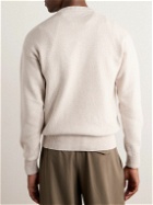 Loro Piana - Cotton and Cashmere-Blend Sweater - Neutrals