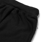 TAKAHIROMIYASHITA TheSoloist. - Slim-Fit Tapered Distressed Cotton-Jersey Sweatpants - Men - Black
