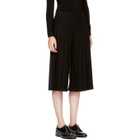 Neil Barrett Black Pleated Wide-Leg Trousers