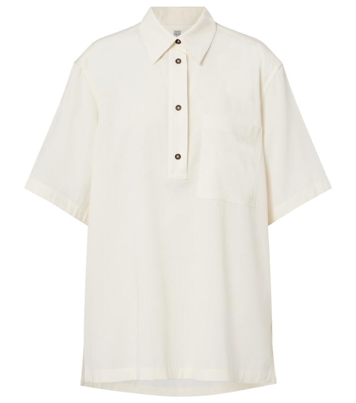 Photo: Toteme Oversized polo shirt