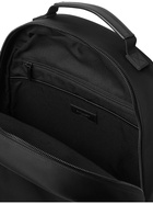 SAINT LAURENT - City Trekking Leather-Trimmed Shell Backpack - Black