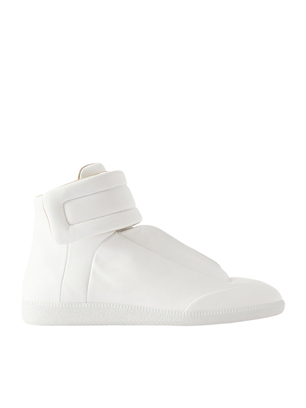 Photo: Maison Margiela - Future Leather Sneakers - White
