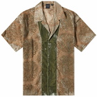 Daily Paper Men's Pascal Vacation Shirt in Mycelium Green Aop