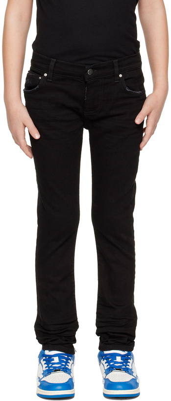 Photo: AMIRI Kids Black Stack Jeans