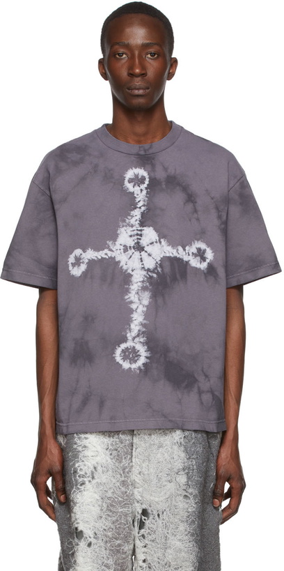 Photo: Acne Studios Purple Cotton T-Shirt