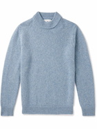 NN07 - Nick 6367 Merino Wool-Blend Rollneck Sweater - Blue