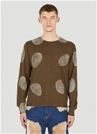 Lapped Long Sleeve T-Shirt in Brown