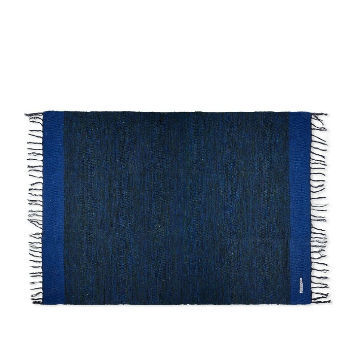 Photo: Puebco Handloomed Recycled Yarn Rug - 140 x 200cm in Blue 