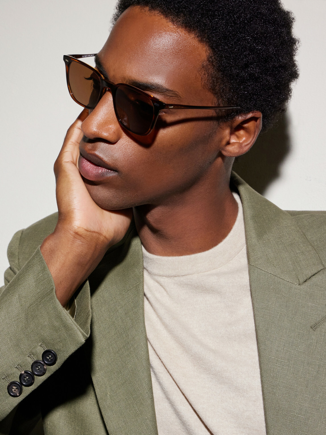 Oliver Peoples - Laedin D-Frame Acetate Sunglasses