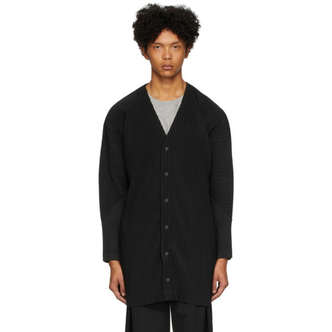 Photo: Homme Plisse Issey Miyake Black Basics Cardigan