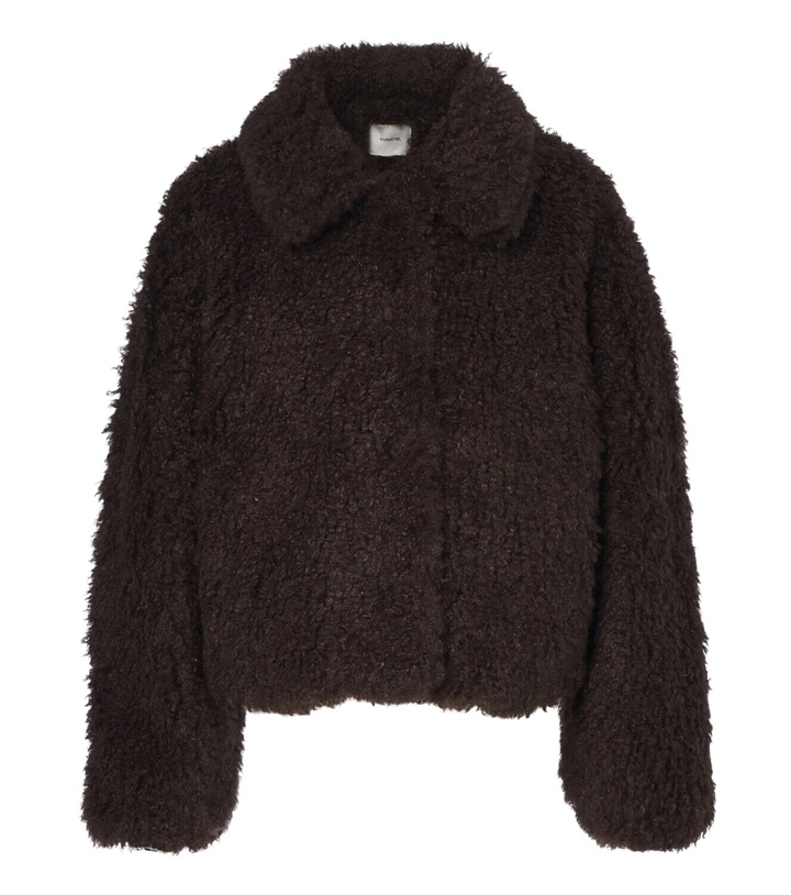 Photo: Vince Cropped bouclé blouson jacket
