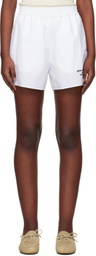 Off-White White Poplin Shorts
