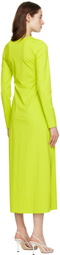 Saks Potts Green Nikola Midi Dress