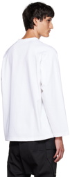 Craig Green White Eyelet Long Sleeve T-Shirt