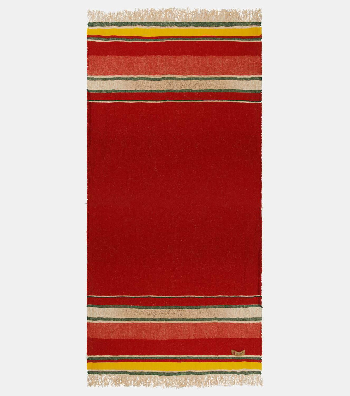 The House of Lyria Xoroi striped wool-blend throw