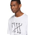 Fendi White Fendi Fiend T-Shirt