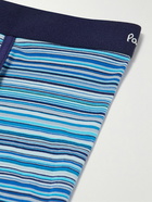 Paul Smith - Three-Pack Stretch-Cotton Jersey Boxer Briefs - Blue