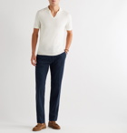 Ermenegildo Zegna - Cotton-Blend Twill Trousers - Blue