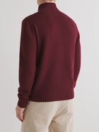 Loro Piana - Cashmere Half-Zip Sweater - Burgundy